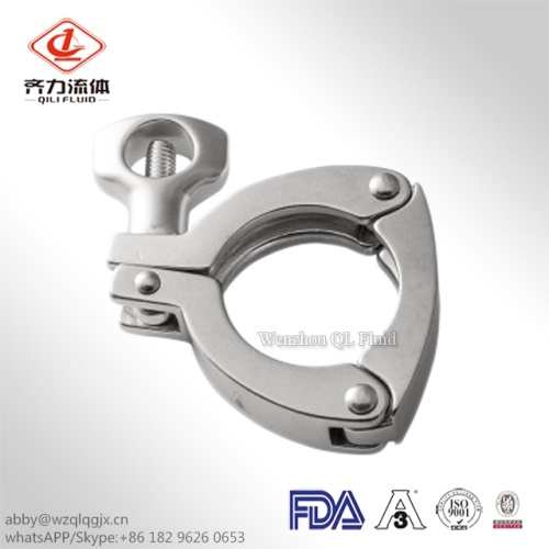 Stainless Steel Pipe Fittings Sanitary Tube Clamp