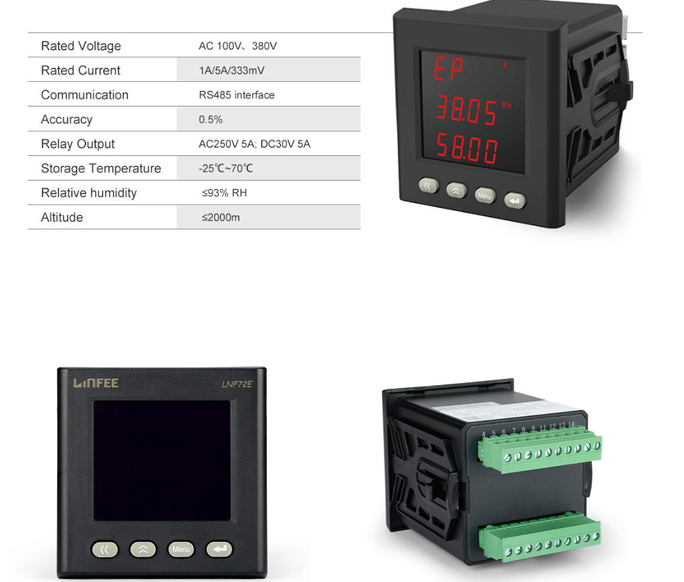 multifunction power meter parameter