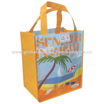 Foldable Shopping Bag with OPP Coating, Customized Specifications and Logos are Accepted