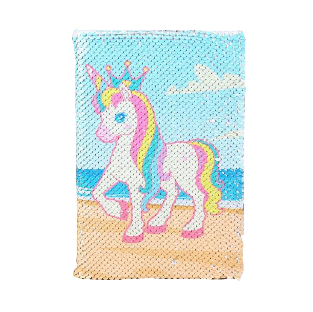 Sequin Unicorn Theme Notebook 0 Sequin Unicorn Theme Notebook 0