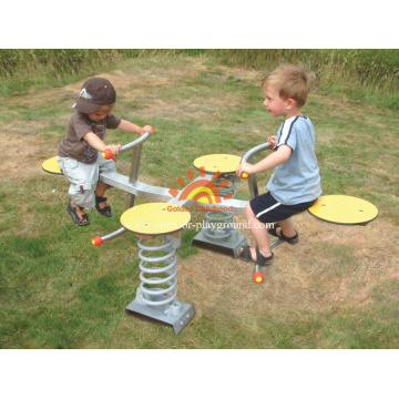 Metal Rocking HPL Playground Equipment Spring Rider