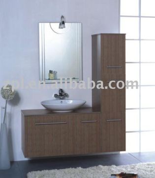 wood bathroom cabinet