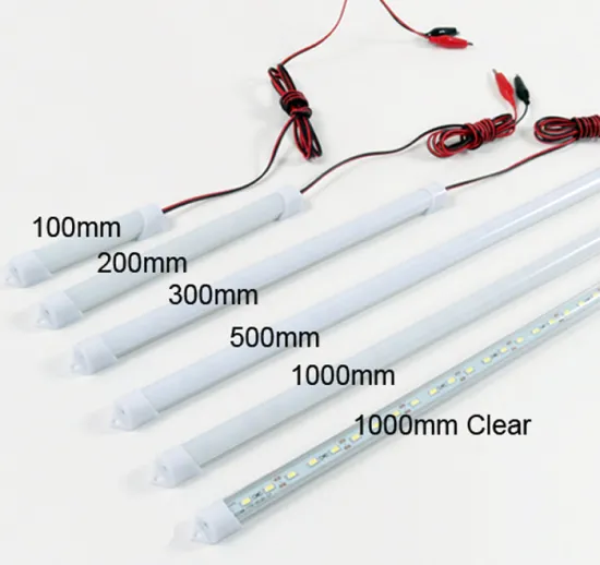 12V-85V DC Battery Powered LED Tube Lights with Clips
