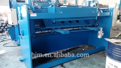 HENGJIAN hydraulic steel plate cutting machinery steel plate shearing machine