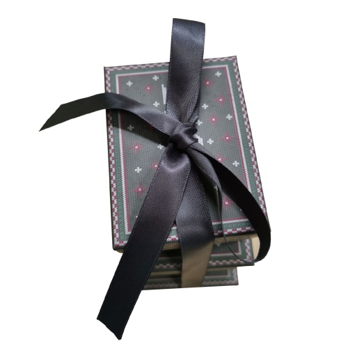Luxury 3 set packaging gift boxes with ribbon
