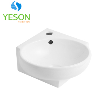 RS1104 Small Wall Hung Ceramic Hand Corner Wash Basin