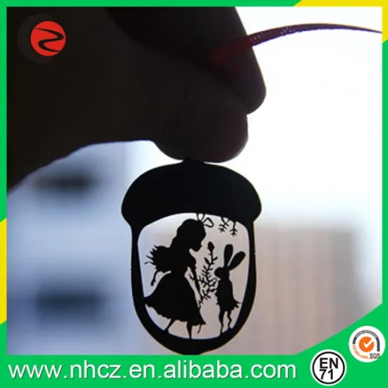 2016 creative cartoon fairy tale shape metal bookmarks