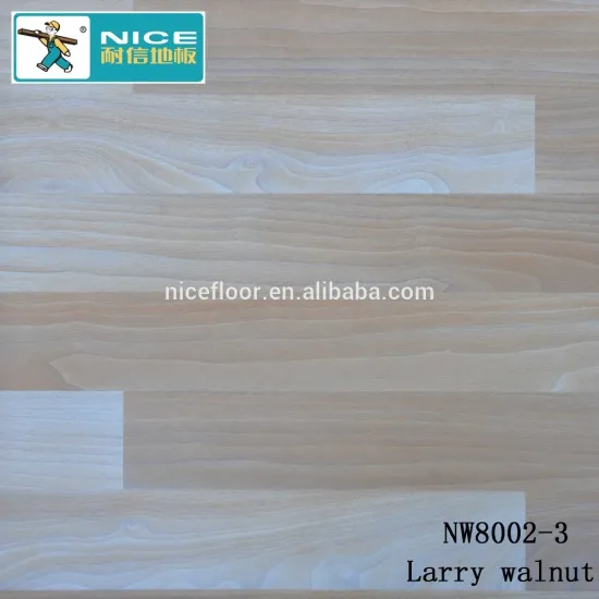 Larry Walnut series HDF indoor bed floor usage laminate wood flooring