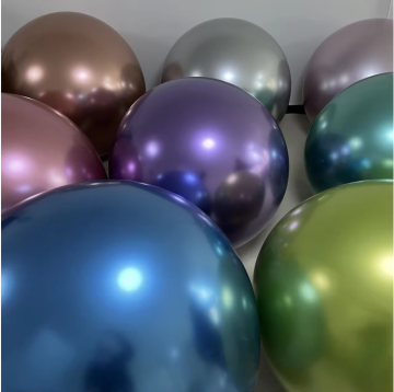 Factory-Supplied Wholesale Chrome Balloon Decorations for Birthday Parties and Scenes