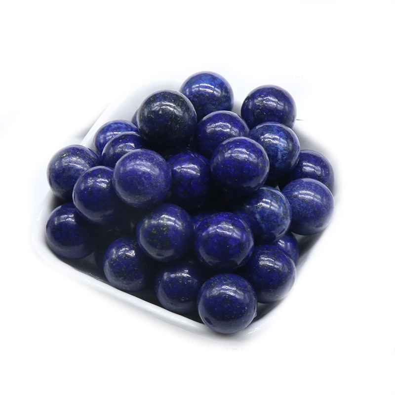 18 mm lapislázuli chakra esferas decoración de alivio del estrés