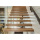 Modern Wooden Staircase Floating Straight Stairs