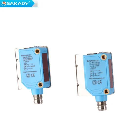 Waterproof Plastic shell 24v dc diffuse reflection photoelectric sensor