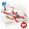 2.4GHz DIY Building Block Deformation Mini RC Drone para ensino primário Educação em tecnologia