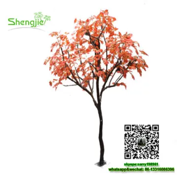 SJFS-02 interior decoration artificial red maple tree wedding decoration maple bonsai