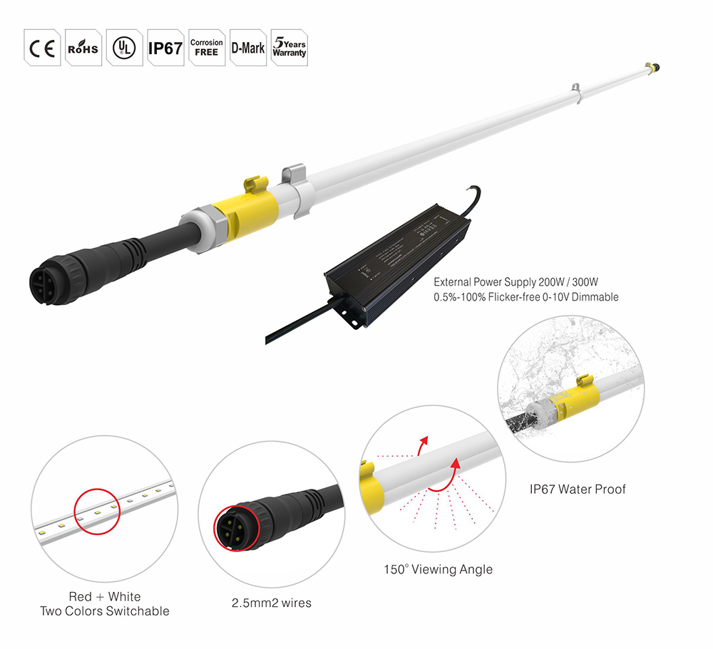 DC48V T6 Layer Poultry Lighting