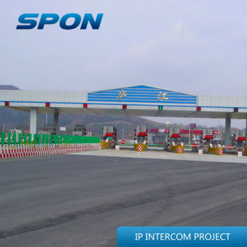 SPON IP PA/audio&video intercom solution for station/train station/subway/metro