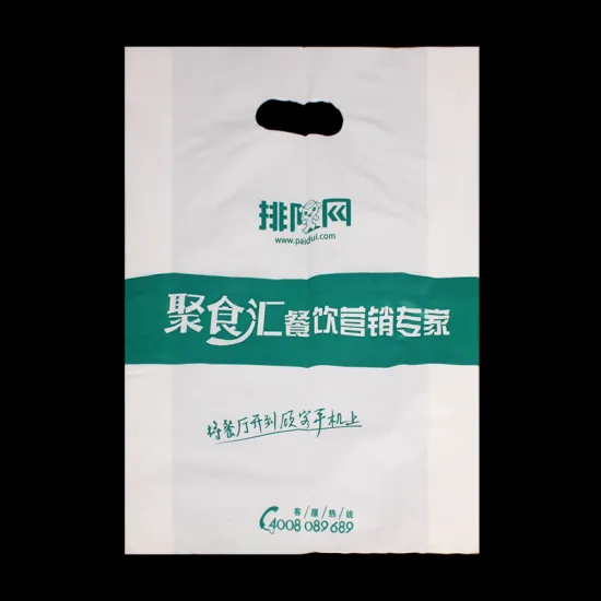 Patch Handle Custom Plastic Merchandise Retail Bag