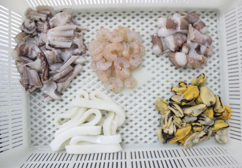 냉동된 혼합 해산물, 고품질 냉동된 혼합 해산물