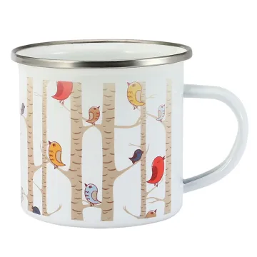 Factory Wholesale Carbon Steel Enamel Sublimation Coffee Mug Enamel Mug for Promotion