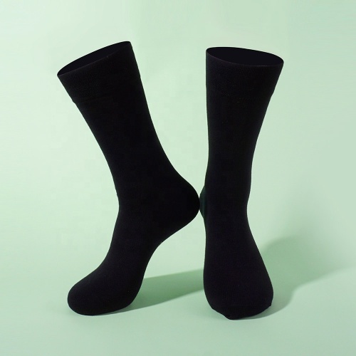 Super soft 98% cotton knitted eco friendly solid color funny 100% women cotton socks high quality