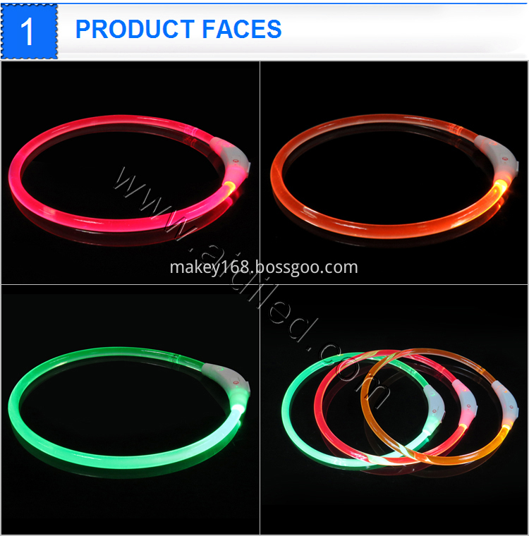 Glow Tube Dog Collar