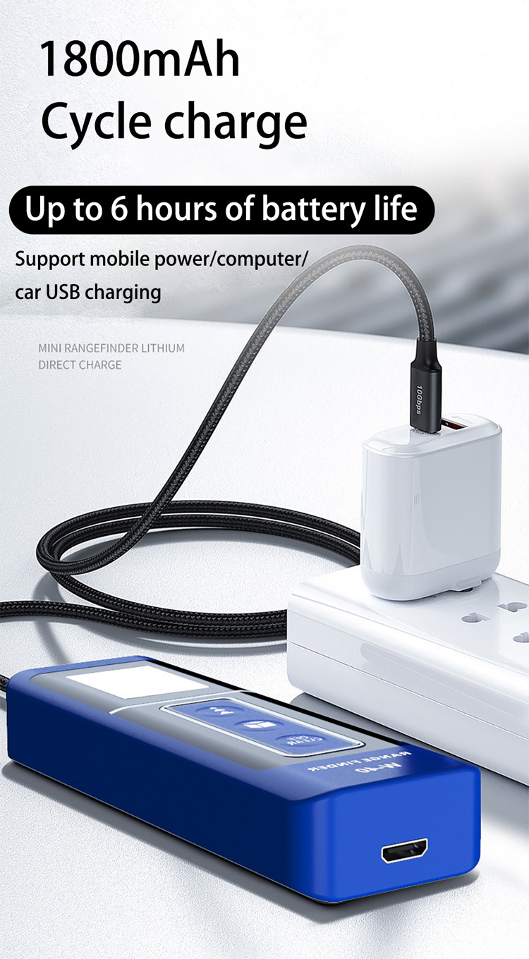 USB charging Handheld Distance Meter 40m