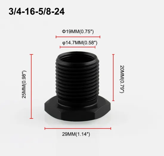 5/8-24 to 3/4-16 adapter for Oil Filter