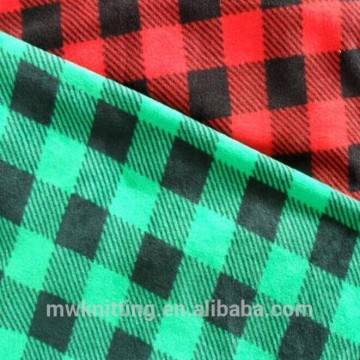 colorful polar fleece fabric for scarf with high quality