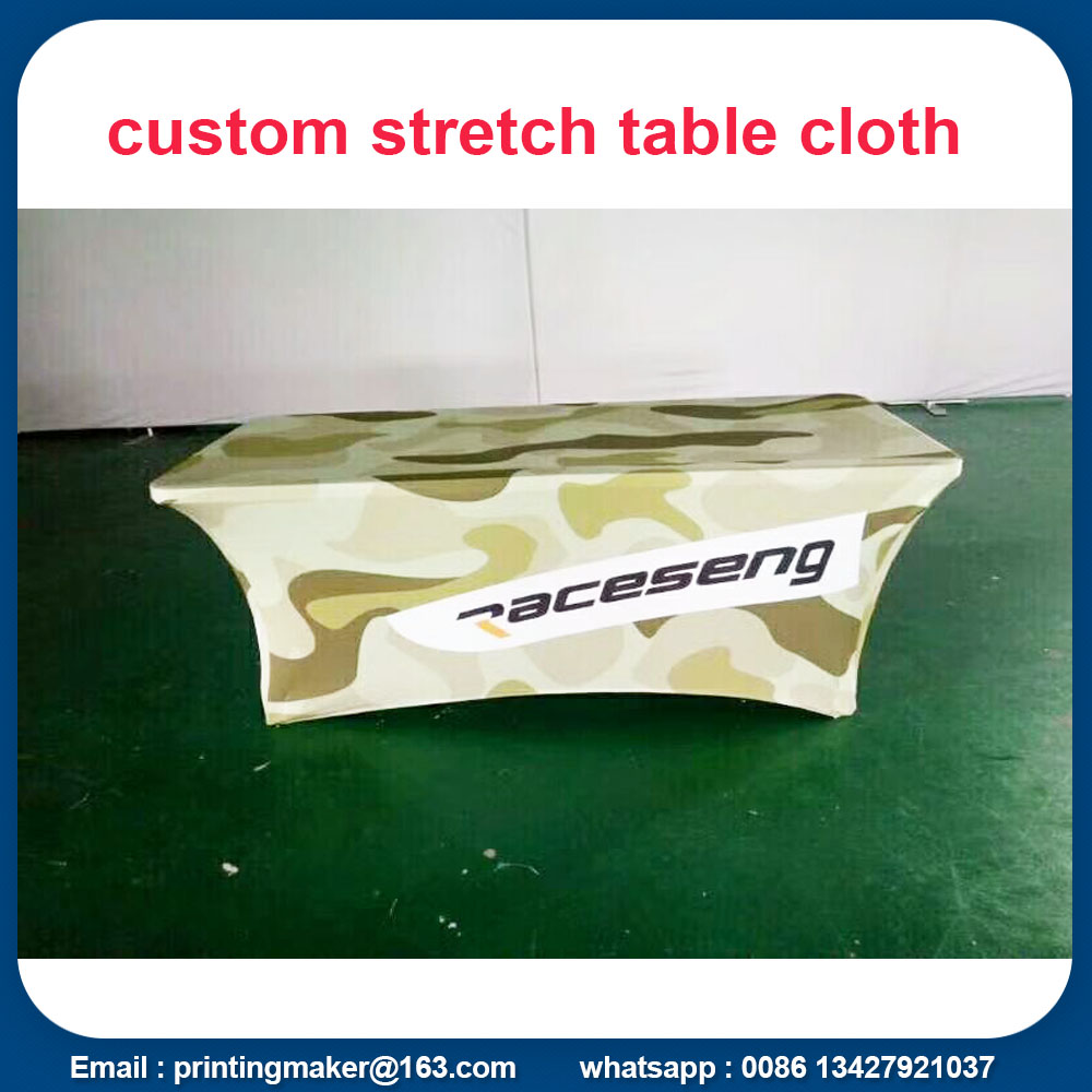stretch tension fabric table throw 