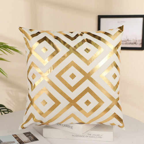 Fashion linen lattice home hotel sofa cushion cover