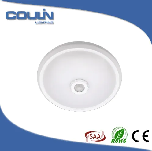 Coulin 20W surface mounted Modern led ceiling light, PIR sensor low price led ceiling light