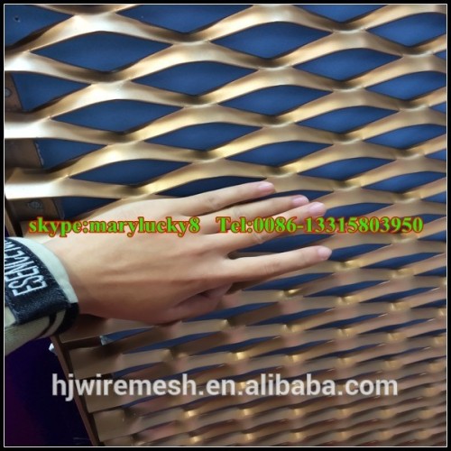 Aluminum Expanded Metal Wall Cladding/expanded Sheet Metal Cladding
