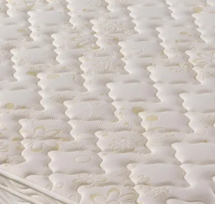 Ivory White Knitted fabric spring mattress
