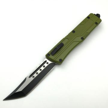 Spring Assisted Folding Automatic Knife with Clip