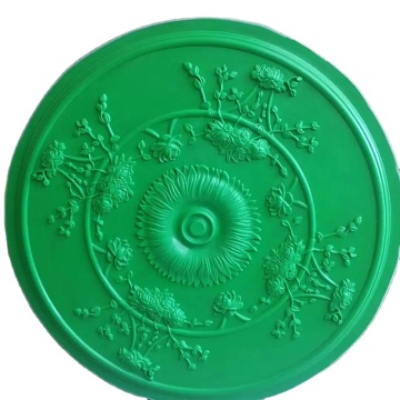 European Circular Gypsum Ceiling Mold for Living Room
