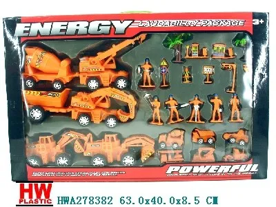 Construction play set