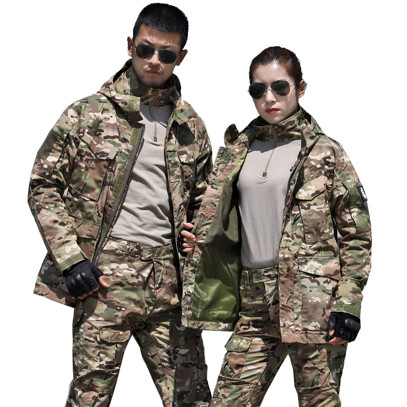 Camouflage Jacket And Pants Sets