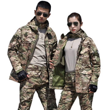 OEM maßgeschneiderte Unisex Camouflage-Jacken- und Hosen-Sets