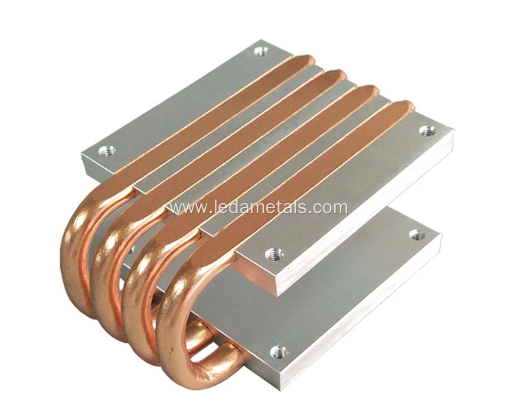 Copper Tube Aluminum Cold Plate for Auto Battery