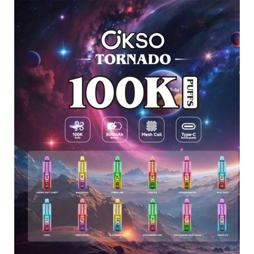 OKSO tornado 100k jednokratni VAPE