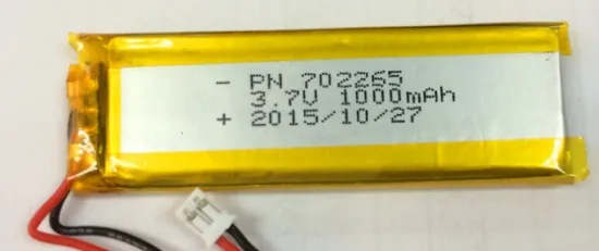 3.7v Lithium Polymer 1000mAh Rechargeable Battery (LP2X6T7)