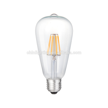 LED Filament bulb S21 ST64 Energy saving light bulb ES UL CE RoHs CUL listed