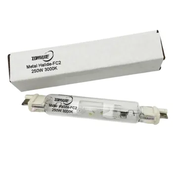 MH250W FC2 163mm High Efficiency Metal Halide Lamp 3000K 4000K 6000K