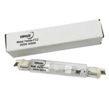 MH250W FC2 163mm High Efficiency Metal Halide Lamp 3000K 4000K 6000K