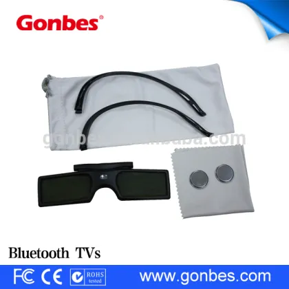 Button Battery bluetooth connection 3d glasses polarized 3d glasses for panasonic tv