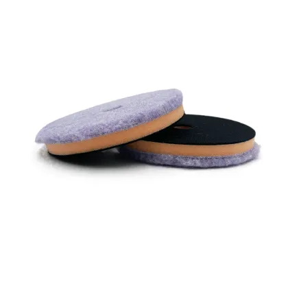 Purple Foamed Wool Buffing Pad - 6 Inch Wool Cutting Pad for Car Polish