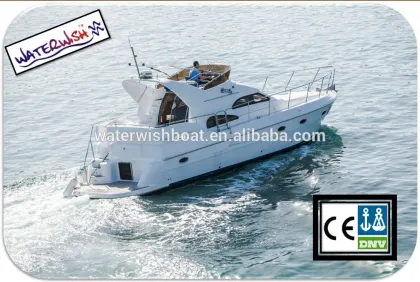 waterwish QD 43 yacht fiberglass luxury yacht with price