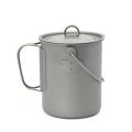 titanium camping cooking pot