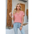 Casual clothing Blouse Ladies V Neck
