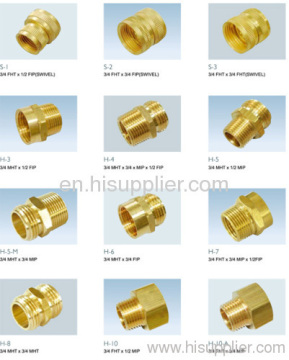 Brass Garden Hose Fittings 